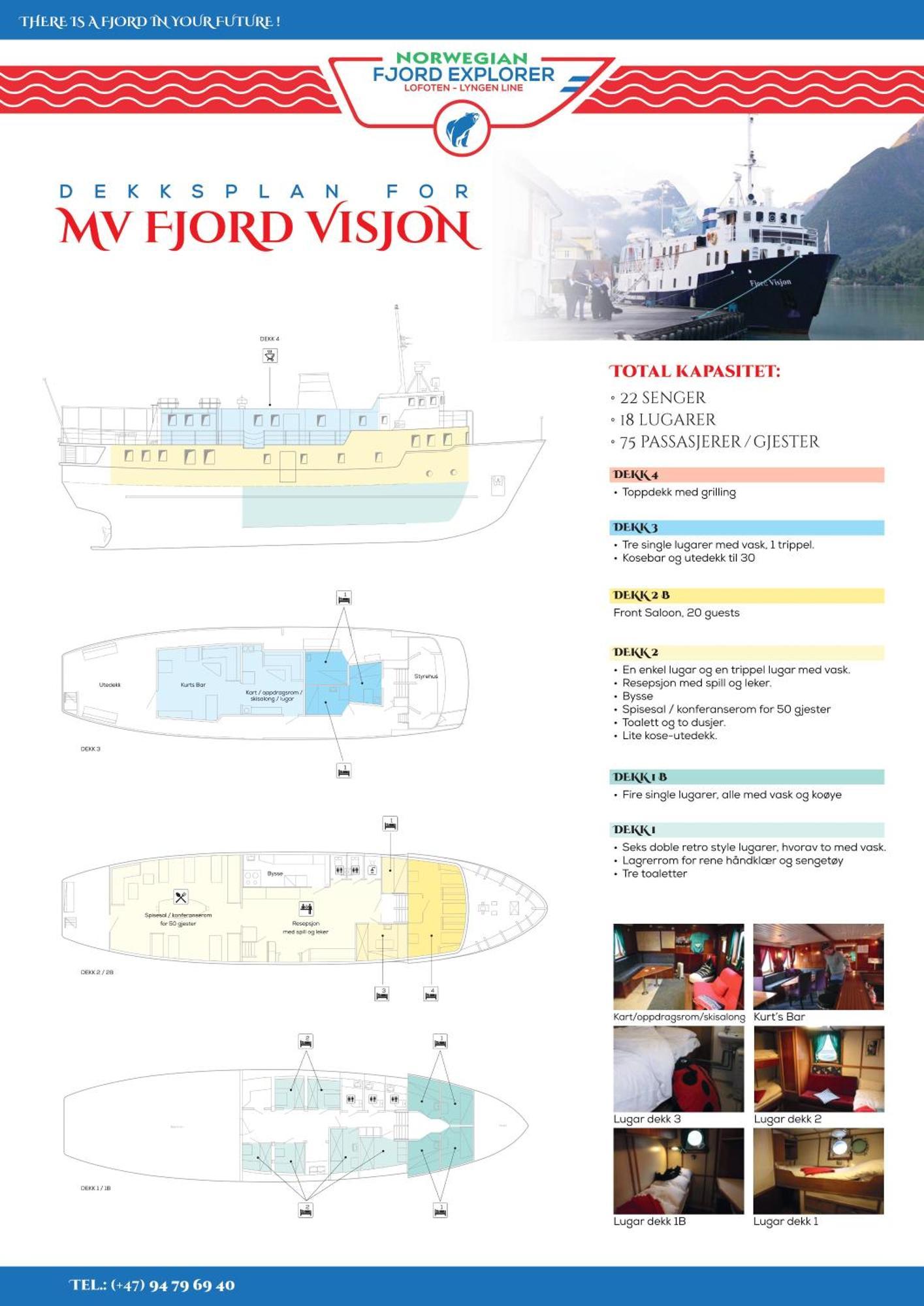 Norwegian Fjord Explorer Line Tromsø Eksteriør bilde